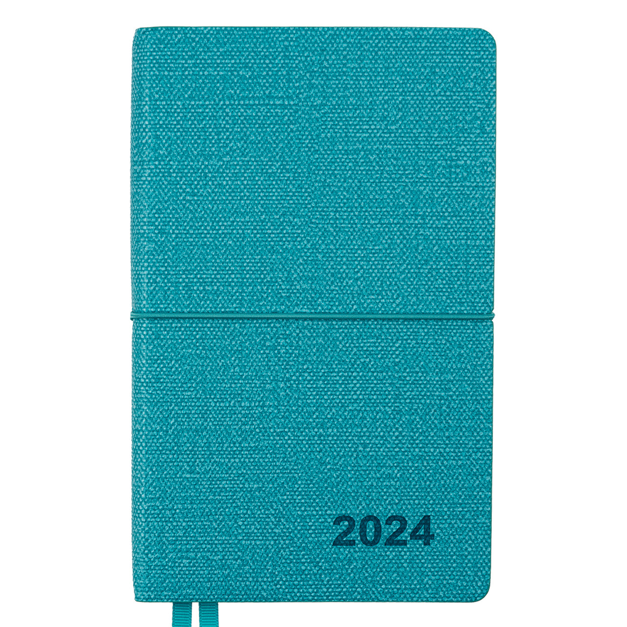 Щоденник 12x20см Leo Planner датований 2024 Glory бірюзовий 352 стор