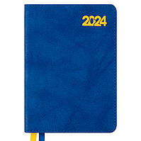 Ежедневник А6 Leo Planner датированный 2024 Case синій 352 стор