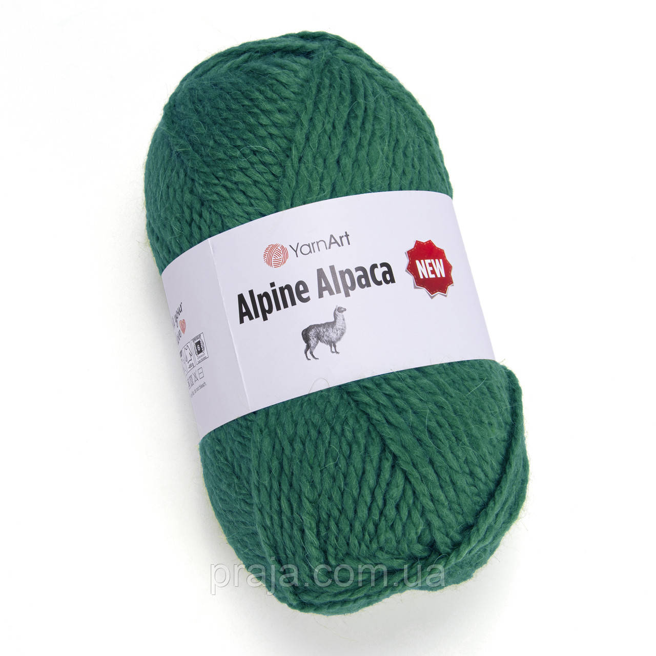 Пряжа YarnArt Alpine Alpaca New (Альпіна Альпака Нью) - 1449 зелений, фото 1