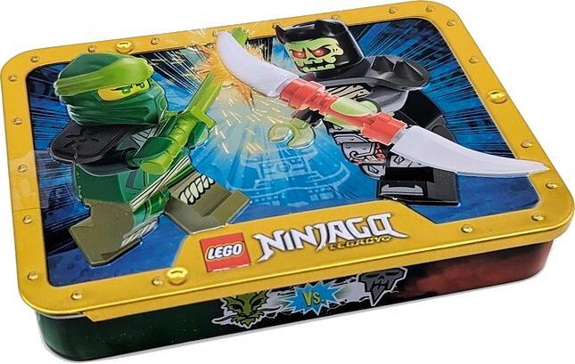 Lego Ninjago Lloyd vs. Bone Warrior: ексклюзивні міні фігурки колекційні конструктор Ніняго в металевому боксі 112325, фото 1