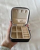 Скринька органайзер 10 х 10 х 5 см для зберігання прикрас, маленька коробочка для ювелірних виробів