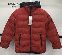 Утеплённые куртки детские на меху для мальчиков Nature,8-16лет.оптом RSB-7427-3