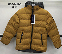 Утеплённые куртки детские на меху для мальчиков Nature,8-16лет.оптом RSB-7427-5