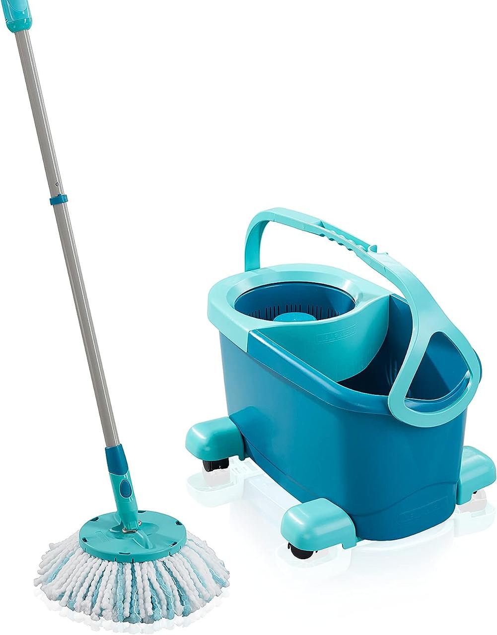 Набір для прибирання з віджимом швабра з відром Leifheit Clean Twist Disc Mop Ergo Mobile