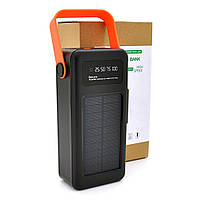 Повербанк Power bank Voltronic YM-637, 50000mAh Solar, flashlight, Input: 5V/2.1A(MicroUSB, TypeC, Lightning),