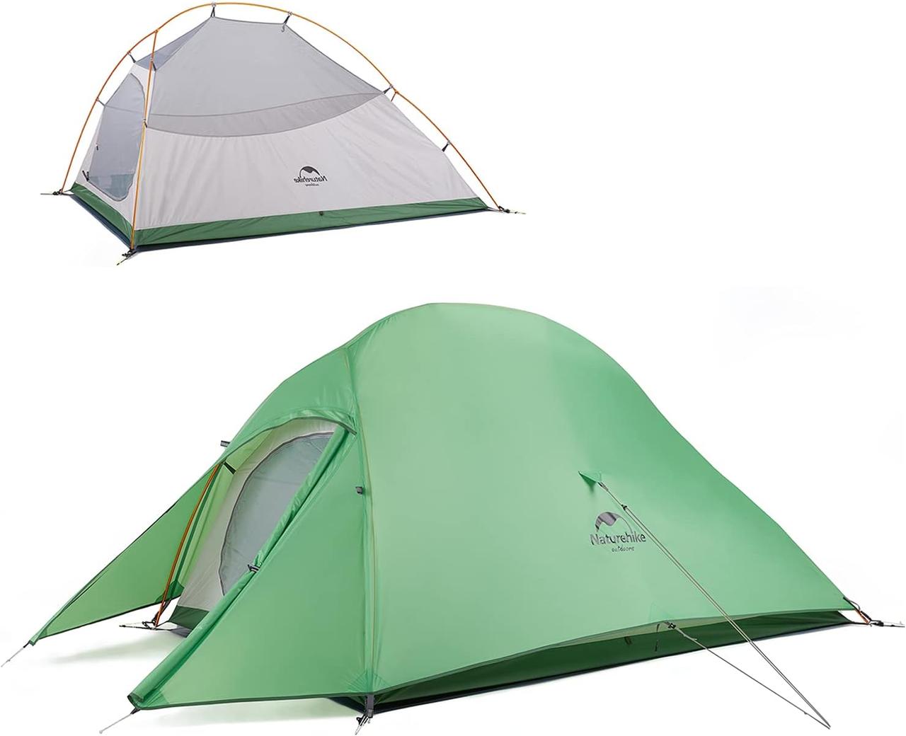 Легкий двомісний намет Naturehike Сloud Up 2 Updated NH17T001-T (Green)