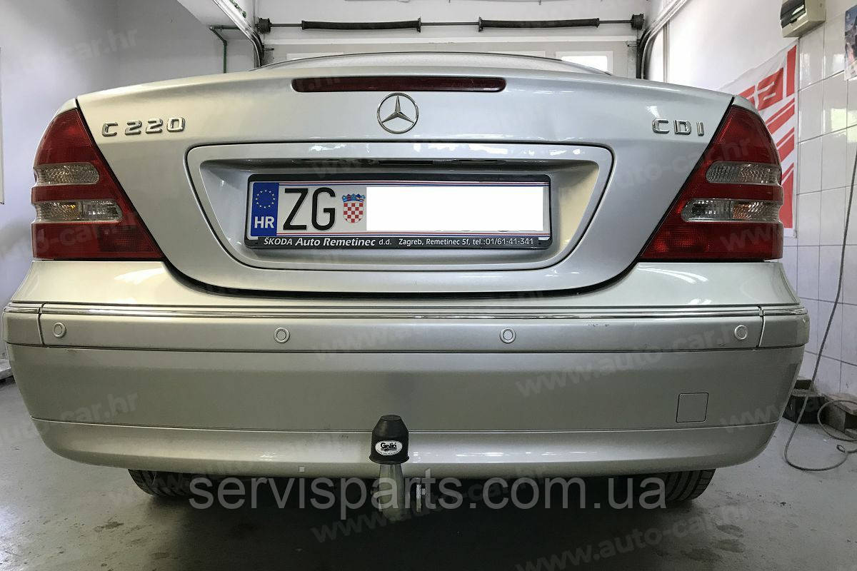 Оцинкованный фаркоп на Mercedes-Benz C-class W203 S203 2000-2007 - фото 2 - id-p1960718721