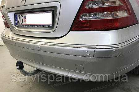 Оцинкований фаркоп на Mercedes C-class W203 S203 2000-2007, фото 1