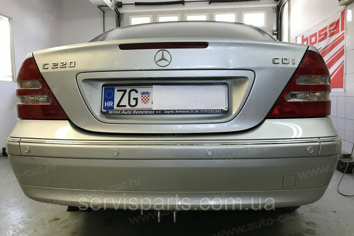 Оцинкованный фаркоп на Mercedes-Benz C-class W203 S203 2000-2007 - фото 5 - id-p1960718721