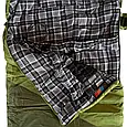 Спальний мішок ковдра зимовий Tramp Kingwood Regular 220/80см правий, олива, фото 8