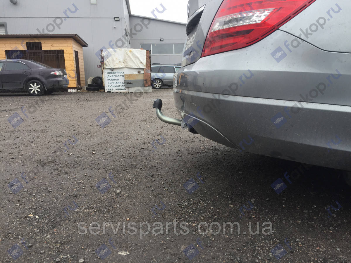 Оцинкованный фаркоп на Mercedes-Benz C-class W204 S204 2007-2014 - фото 7 - id-p1960727115