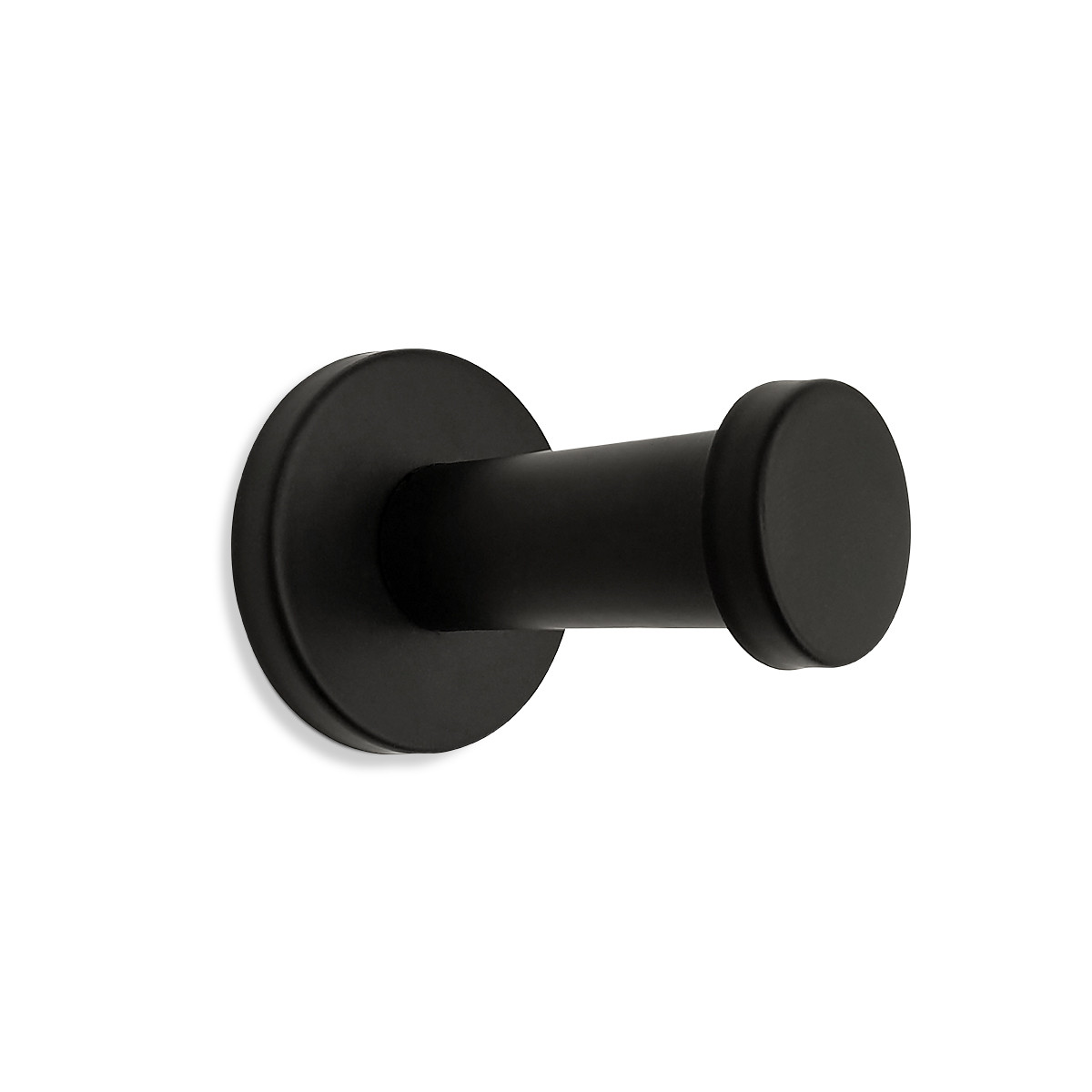 Меблевий гачок для ванної кімнати, передпокою чорного кольору Tango 50