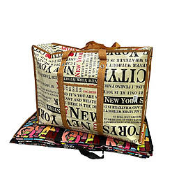 Сумки господарські кольорові ламіновані 50*42 см. серії "Goldbe" №1785