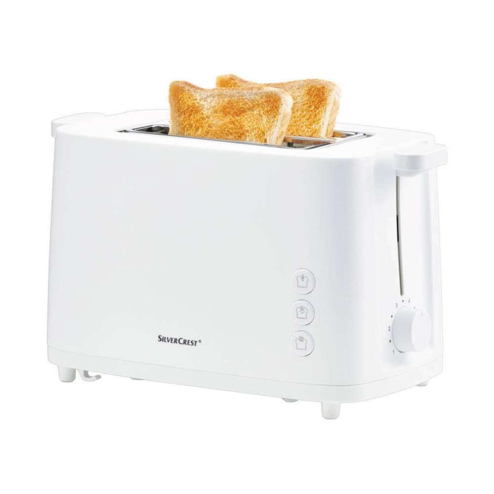 Тостер Silver Crest STK 800 A1 white вилка UK Type G Німеччина