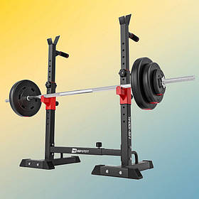 Стійка під штангу з регулюванням висоти 90-140 см Hop-Sport максимальне навантаження 250 кг