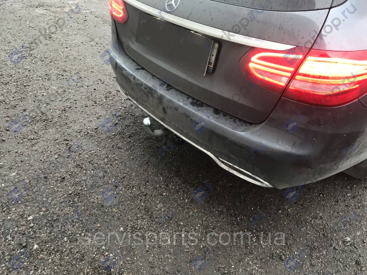 Оцинкованный фаркоп на Mercedes-Benz C-class W205 S205 2014-2021 - фото 1 - id-p1960739394