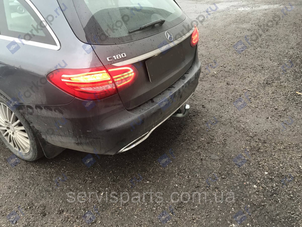 Оцинкованный фаркоп на Mercedes-Benz C-class W205 S205 2014-2021 - фото 3 - id-p1960739394