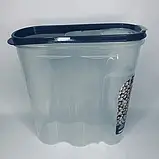 Контейнер для сипких продуктів із клапаном і дозатором 2.4 л., фото 2