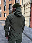 🔥 Куртка Soft Shell "Gryphon" (Олива) (непромокаємий куртка, тактична, нгу, зсу, військова), фото 3