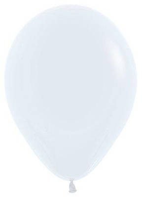 Sempertex 12"/30 см Пастель Білий White.  Шары воздушные латексные  Мін.замовлення 5 шт