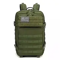 Рюкзак военный Yakeda на 45 л, Армейский тактический рюкзак Yakeda для солдат Олива
