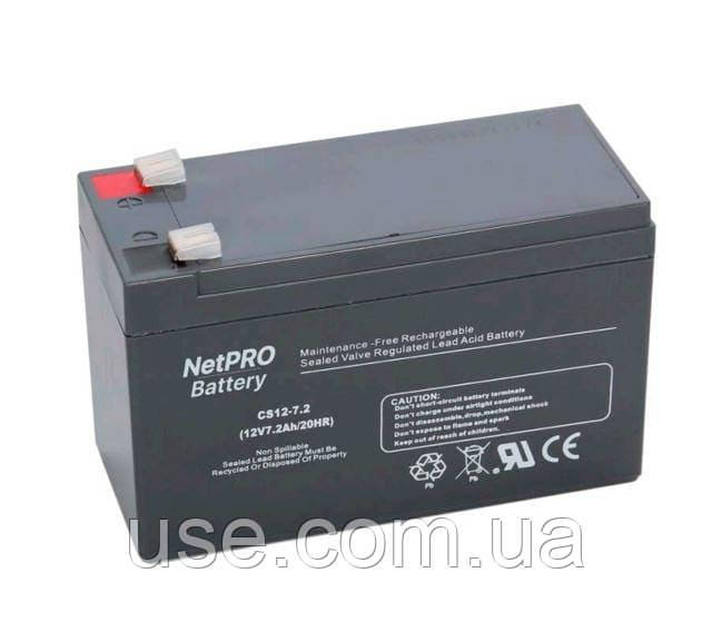 Акумулятор для ДБЖ 12V, Вольт, 7 ампер годин, Ah, для UPS, ББЖ, безперебійника
