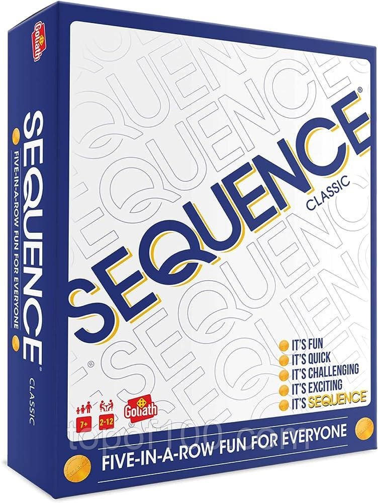 Настільна гра Сіквенс (Sequence) + правила УКРАЇНСЬКОЮ