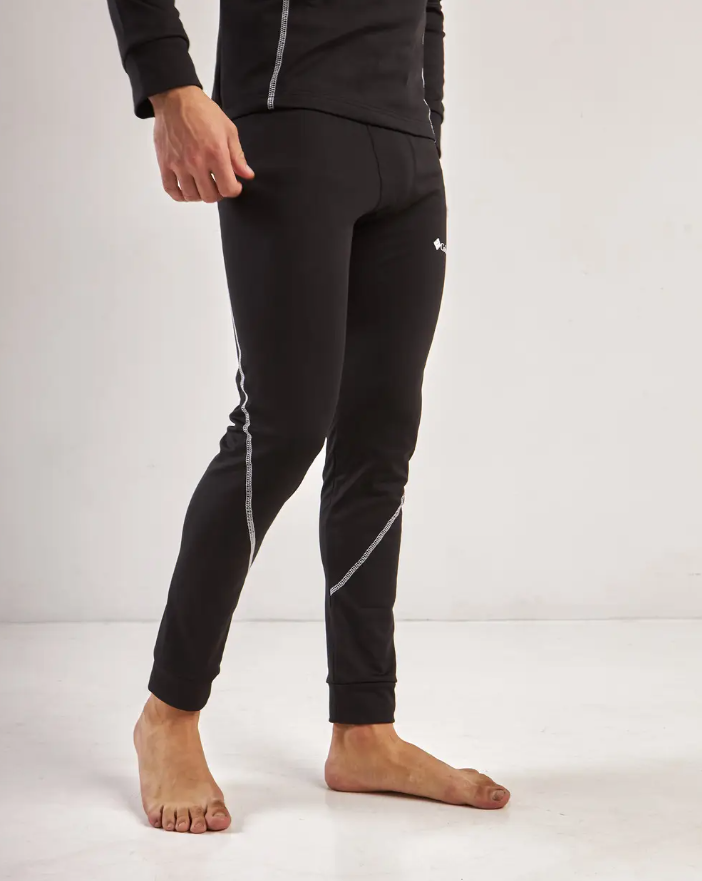 Зимнее мужское термобелье спортивное , Черное повседневное мужское термобелье + носки в подарок - фото 6 - id-p1951529790