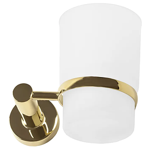 Склянка для зубних щіток REA 322211A GOLD золота, фото 3