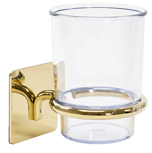 Склянка для зубних щіток REA 322189 GOLD золота, фото 2