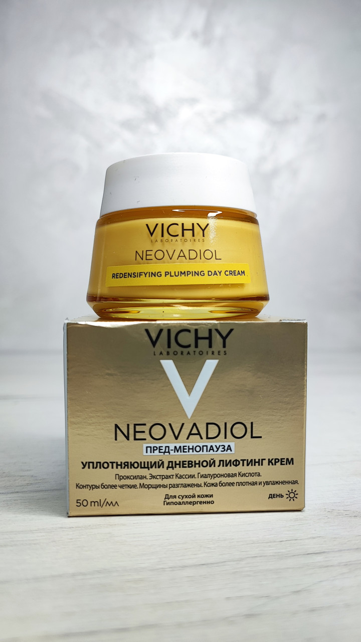 Денний антивіковий крем для щільності, пружності сухої шкіри
Vichy Neovadiol Redensifying Lifting Day Cream