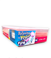 200 штук жевательных фруктовых конфет в форме мармелада в банке со вкусом йогурта от TM Фини (Fini).