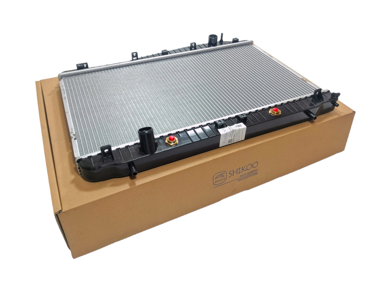 Радіатор охолодження Chevrolet Evanda, Epica V200 (АКПП, МКПП) (H = 375; L=698; D=16 mm) 96328702 SHIKOO