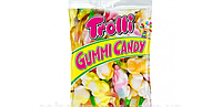 Мармеладные жевательные фруктовые конфеты от Trolli, упакованные в пакеты с рисунками мышат, общим весом 1 кил