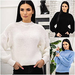 Жіночі светри — 151-кх — об'ємний жіночий светр на щодень