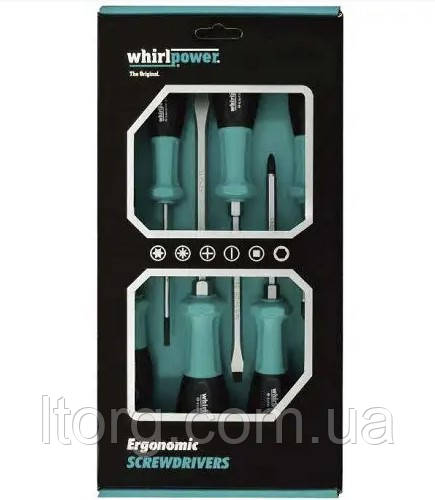 Whirlpower Набір викруток 6од. SL/PH картон.кейс