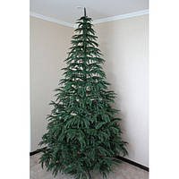 Новогодняя, красивая, классическая искусственная пушистая елка Сказка (высота 1.50 м) литая (Зеленая),премиум