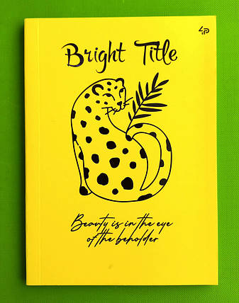 Канц Блокнот B6/80 "Profiplan" /902583/ ЧИСТІ "Bright Title note" jaguar, кол. вн/бл, термокл, мат/ла, фото 1