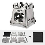 Щепочниця з титану Lixada + чохол з нейлону, фото 10