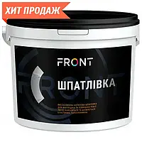 Шпаклевка акриловая готовая к применению Front (3 кг) для внутренних и наружных работ