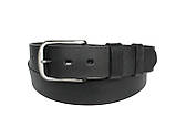 Чоловічий шкіряний ремінь "Dominatore" чорний, фото 2