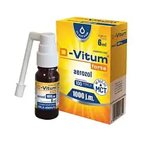 D-Vitum forte 1000 j.m. - аэрозоль для детей от одного года жизни, 6 мл