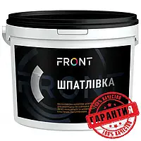 Шпаклевка акриловая готовая к применению Front (3 кг), качественная шпатлевка для профессионалов