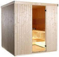 Сборная сауна кабина Harvia Sauna cabin Variant 2380x1945 S2520