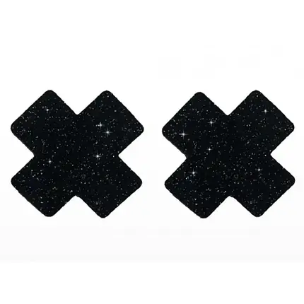 Пестиси у формі хрестів TABOOM, чорні, фото 2