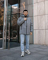 Мужская Зимняя куртка европейская ткань высокого качества с водоотталкивающей пропиткой S, M, L, XL до -25