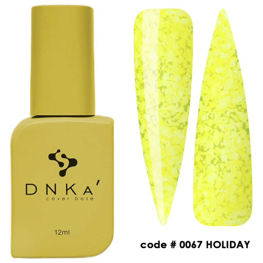 Камуфлююча база для нігтів DNKa’ Cover Base 067 Holiday, 12 мл