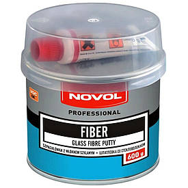 Шпаклівка зі скловолокном Novol Fiber 580+20г