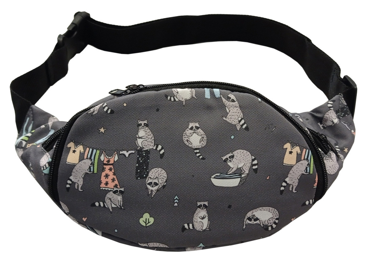 Сумка-бананка Tiger Moon Print Єнот-полоскун S209150
