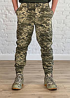 Зимние тактические штаны пиксель рип-стоп на флисовой подкладке, боевые армейские брюки pixel камуфляж